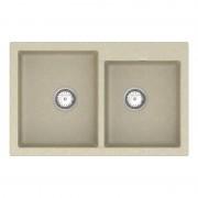Мийка для кухні Vankor Orman 79,5х50 см кварц бежевий Orman OMP 05.80 Beige