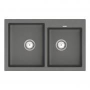 Мойка для кухни Vankor Orman 79,5х50 см кварц серый Orman OMP 05.80 Gray