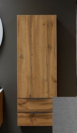 Пенал для ванной Kolpa-san Malaya M 1301 45х130 см МДФ темно-серый 573720