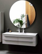 Тумба с раковиной Kolpa-san Malaya OUM 140 МДФ с 3D пленкой бежевый 573650