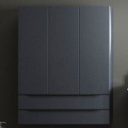 Пенал для ванной Kolpa-san Malaya M 1301/1000 100х130 см МДФ темно-серый 573780