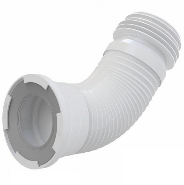 Гофра для випуску унітазу Koller Pool поліпропілен білий GPU280-550
