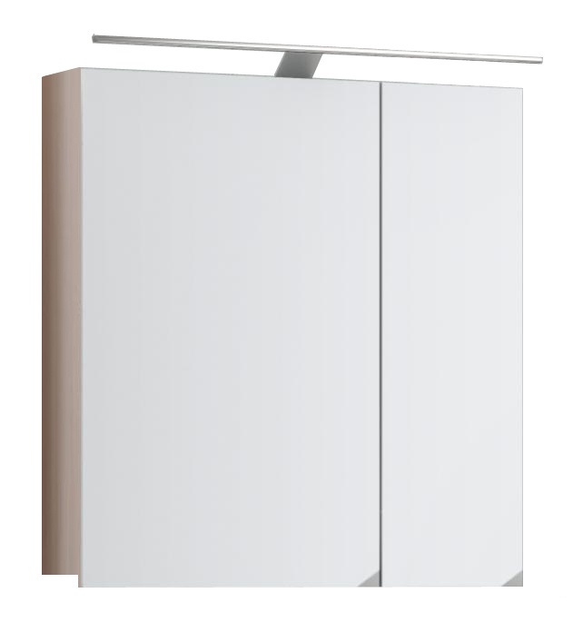 Зеркальный шкаф Kolpa-san Oxana TOO 80 подвесной 80х64.7 см ДСП светлая акация 508260