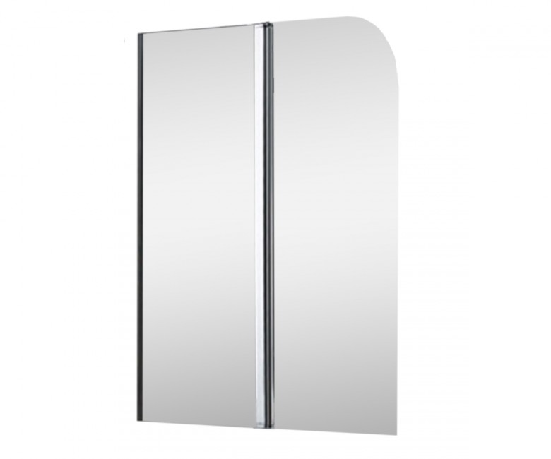 Шторка для ванної Koller Pool Waterfall line QP95 115х140 см ліва хром/прозоре скло QP95(left) chrome,clear