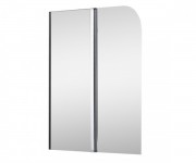 Шторка для ванной Koller Pool Waterfall line QP95 115х140 см левая хром/прозрачное стекло QP95(left) chrome,clear