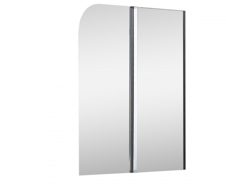 Шторка для ванной Koller Pool Waterfall line QP95 115х140 см правая хром/прозрачное стекло QP95(right) chrome,clear