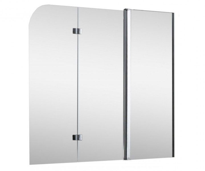 Шторка для ванной Koller Pool Waterfall line QP96 150х140 см правая хром/прозрачное стекло QP96(right) chrome,clear