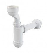 Сифон для пісуара Koller Pool  A45A з манжетою пластик білий UWP