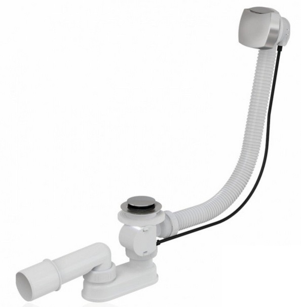 Сифон для ванни Koller Pool A51CR автомат з квадратним переливом B70CLPA