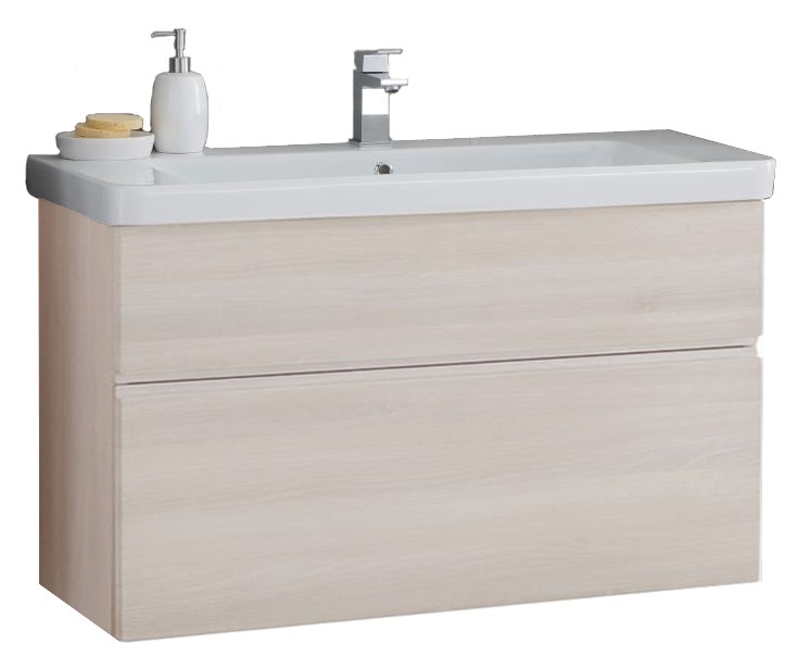 Тумба з раковиною Kolpa-san Oxana OUO 105 105.5х65.15 см ДСП з ПВХ-плівкою світла акація 507220