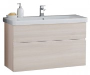 Тумба с раковиной Kolpa-san Oxana OUO 105 105.5х65.15 см ДСП с ПВХ-пленкой светлая акация 507220
