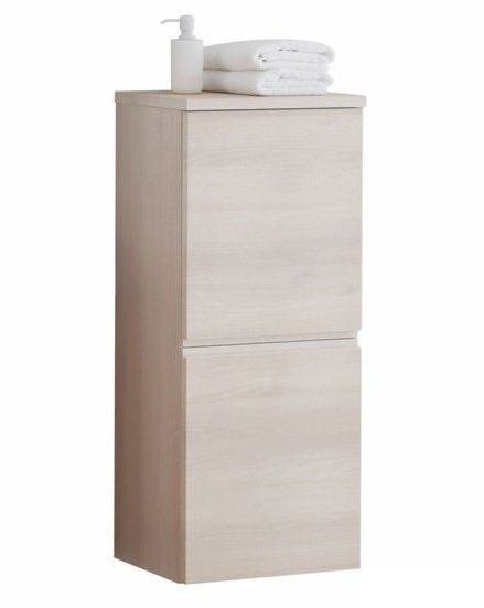 Шкафчик для ванной Kolpa-san Oxana O 953 подвесной 40.6х95.4 см ДСП с ПВХ-пленкой светлая акация 507330