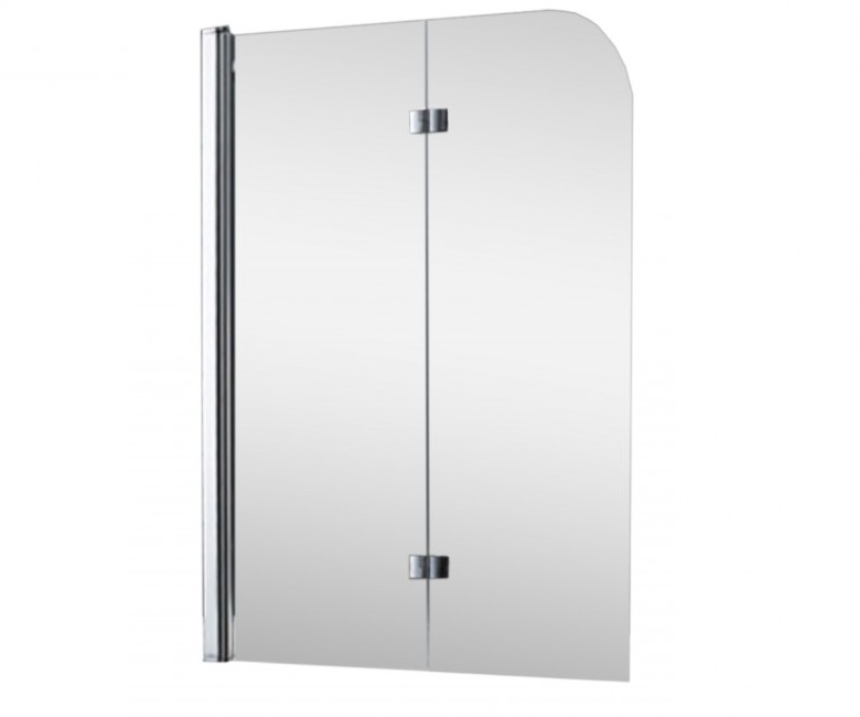 Шторка для ванної Koller Pool Waterfall line QP97 115х140 см ліва хром/прозоре скло QP97(left) chrome,clear