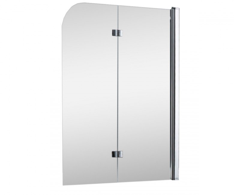 Шторка для ванной Koller Pool Waterfall line QP97 115х140 см правая хром/прозрачное стекло QP97(right) chrome,clear