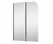 Шторка для ванной Koller Pool Waterfall line QP95 115х140 см левая хром/прозрачное стекло QP95(left) chrome,clear