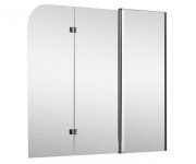 Шторка для ванной Koller Pool Waterfall line QP96 150х140 см правая хром/прозрачное стекло QP96(right) chrome,clear