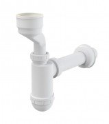 Сифон для писсуара Koller Pool  A45A с манжетой пластик белый UWP