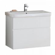 Тумба з раковиною Kolpa-san Oxana OUO 80 80.5х65.15 см ДСП з ПВХ-плівкою білий 506570