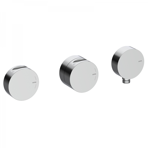 Змішувач для душа GRB in Cool термостатичний 2/3 c виходом для шланга хром 90903000