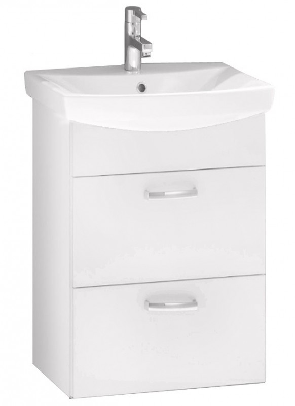 Тумба з раковиною Kolpa-san Viva OUV 50 49.5х70.5 см ДСП білий 505290