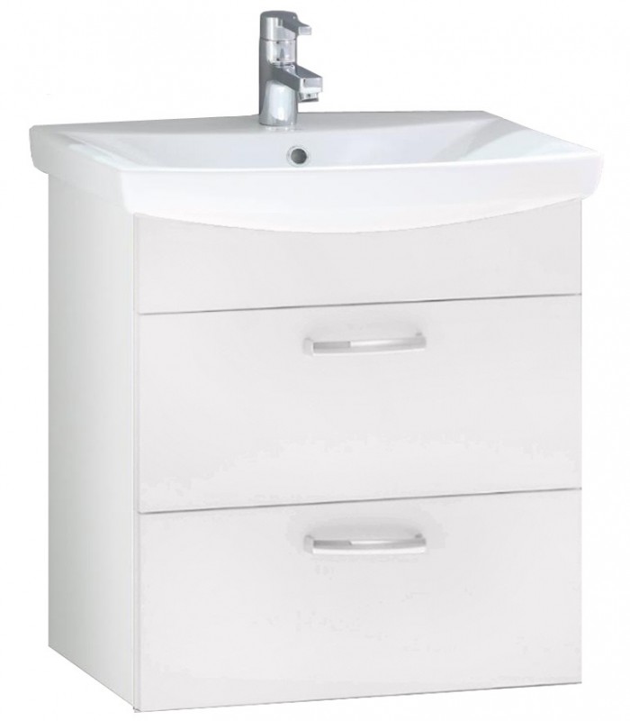 Тумба з раковиною Kolpa-san Viva OUV 70 70х70.5 см ДСП білий 505390