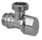 Кран приборный Arco угловой шаровый 1/2х3/4 хром NOVFR729