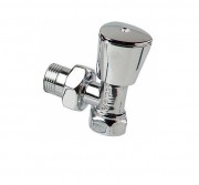 Кран радиаторный Arco 1/2х1/2 угловой хром 503505