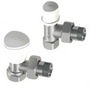 Набор кранов для радиатора угловых Arco латунь KCM17