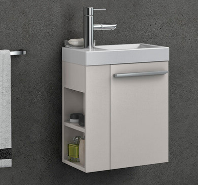 Тумба з раковиною Kolpa-san Kiki OUK 40 D 40.6х51 см права ДСП білий  529130