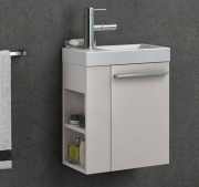 Тумба з раковиною Kolpa-san Kiki OUK 40 D 40.6х51 см права ДСП білий  529130