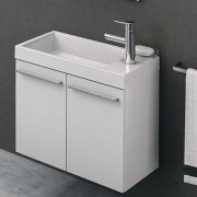 Тумба с раковиной Kolpa-san Kiki OUK 60 60.6х51см ДСП белый 538800