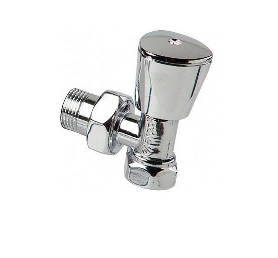 Кран радиаторный Arco 1/2х1/2 угловой хром 503505