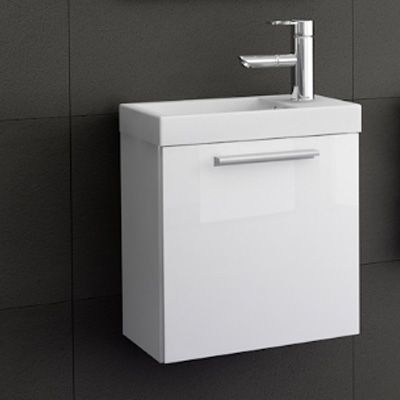 Тумба з раковиною Kolpa-san Kiki OUK 40 40.6х51см ДСП білий 502820