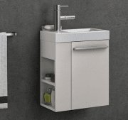 Тумба з раковиною Kolpa-san Kiki OUK 40 D 40.6х51 см права ДСП білий  529130