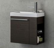 Тумба з раковиною Kolpa-san Kiki OUK 50 L 50.6х51 см ліва ДСП темний дуб 582870