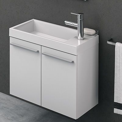 Тумба з раковиною Kolpa-san Kiki OUK 60 60.6х51см ДСП білий 538800