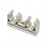 Крепление для трубы Ekoplastik двойное 2х25 мм полипропилен PRDV0252XX