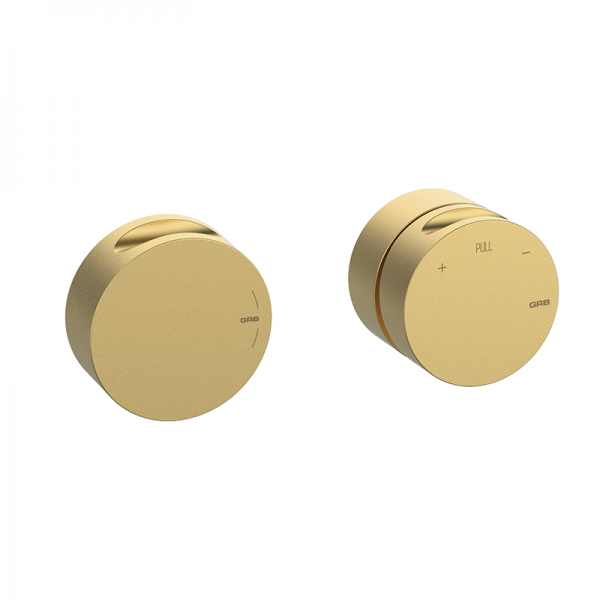 Змішувач для душа GRB in Cool горизонтальний 2/3 з зовнішнім виходом матове золото 90102107