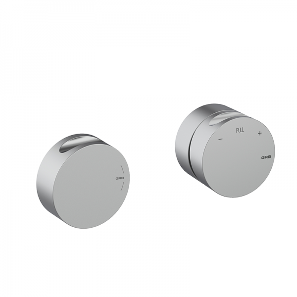 Змішувач для душа GRB in Cool горизонтальний 2/3 з зовнішнім виходом нержавіюча сталь 90102103