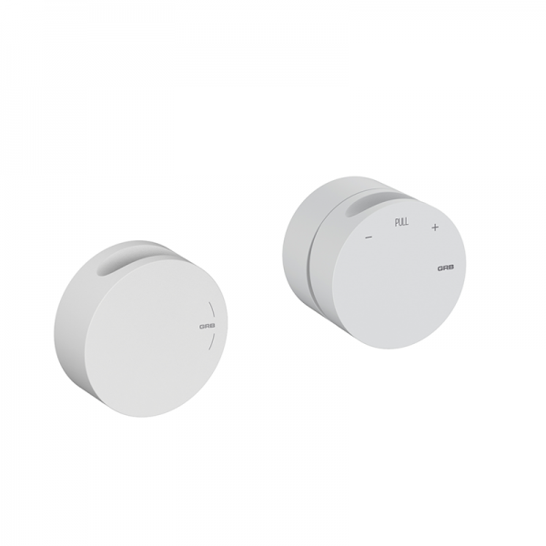 Смеситель для душа GRB in Cool горизонтальный 2/3 с внешним выходом белый 90102101