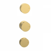 Змішувач для душа GRB in Cool термостатичний 2/3 прихованого монтажу матове золото 90105007