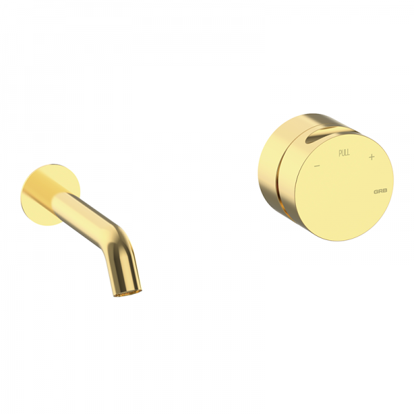 Змішувач для раковини GRB in Cool прихованого монтажу поліроване золото 90106005