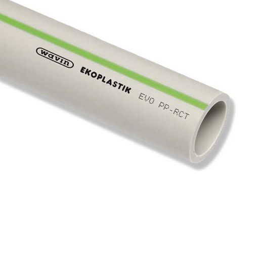 Труба Ekoplastik Evo S4 d20 мм поліпропілен STRE020S4