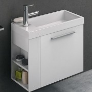 Тумба с раковиной Kolpa-san Kiki OUK 60 D 60.6х51 см правая ДСП белый 561190