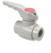 Кран шаровый Ekoplastik D20 мм полипропилен/латунь SVEK020XXX