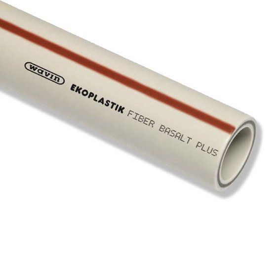 Труба Ekoplastik Fiber Basalt Plus d25 мм поліпропілен STRFB025TRCT