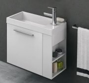 Тумба с раковиной Kolpa-san Kiki OUK 60 L 60.6х51 см левая ДСП белый 561210