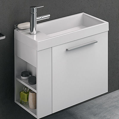 Тумба з раковиною Kolpa-san Kiki OUK 60 D 60.6х51 см права ДСП білий 561190