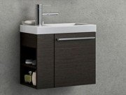 Тумба с раковиной Kolpa-san Kiki OUK 60 D 60.6х51 см правая ДСП темный дуб 561180