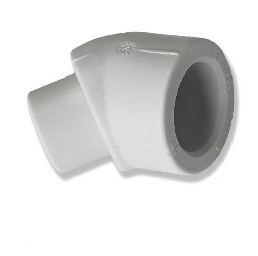 Куточок Ekoplastik 45° 20 мм вутренній/зовнішній поліпропілен SKO12045XX